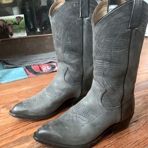 Frye grey billy boots, size 9